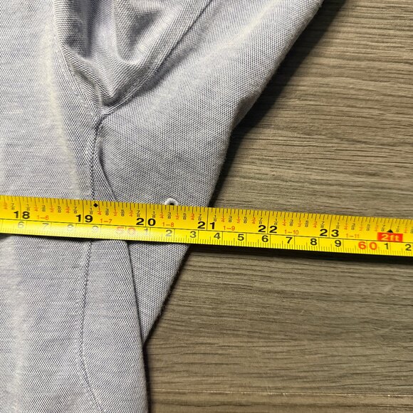 Lululemon Men's All Town Buttondown Shirt - Light Blue - Picture 5 of 6